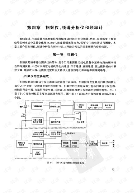 扫频仪工作原理