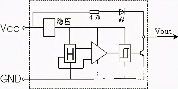 隔断与涡流式接近开关电路图片