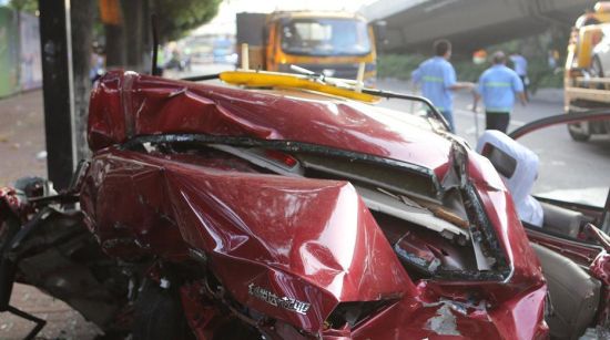 奔驰司机醉驾撞死祖孙两人